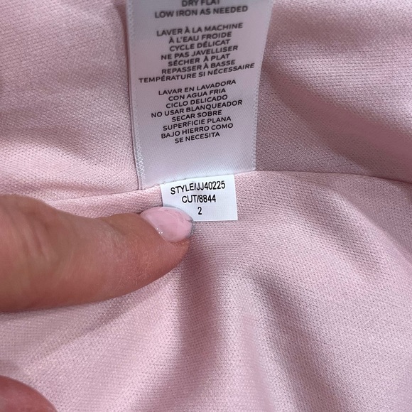 Julia Jordan Two-Tone Floral Pink Satin V-Neck Dress | Size 2 - Picture 10 of 10